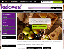 Tablet Screenshot of kelovee.fi